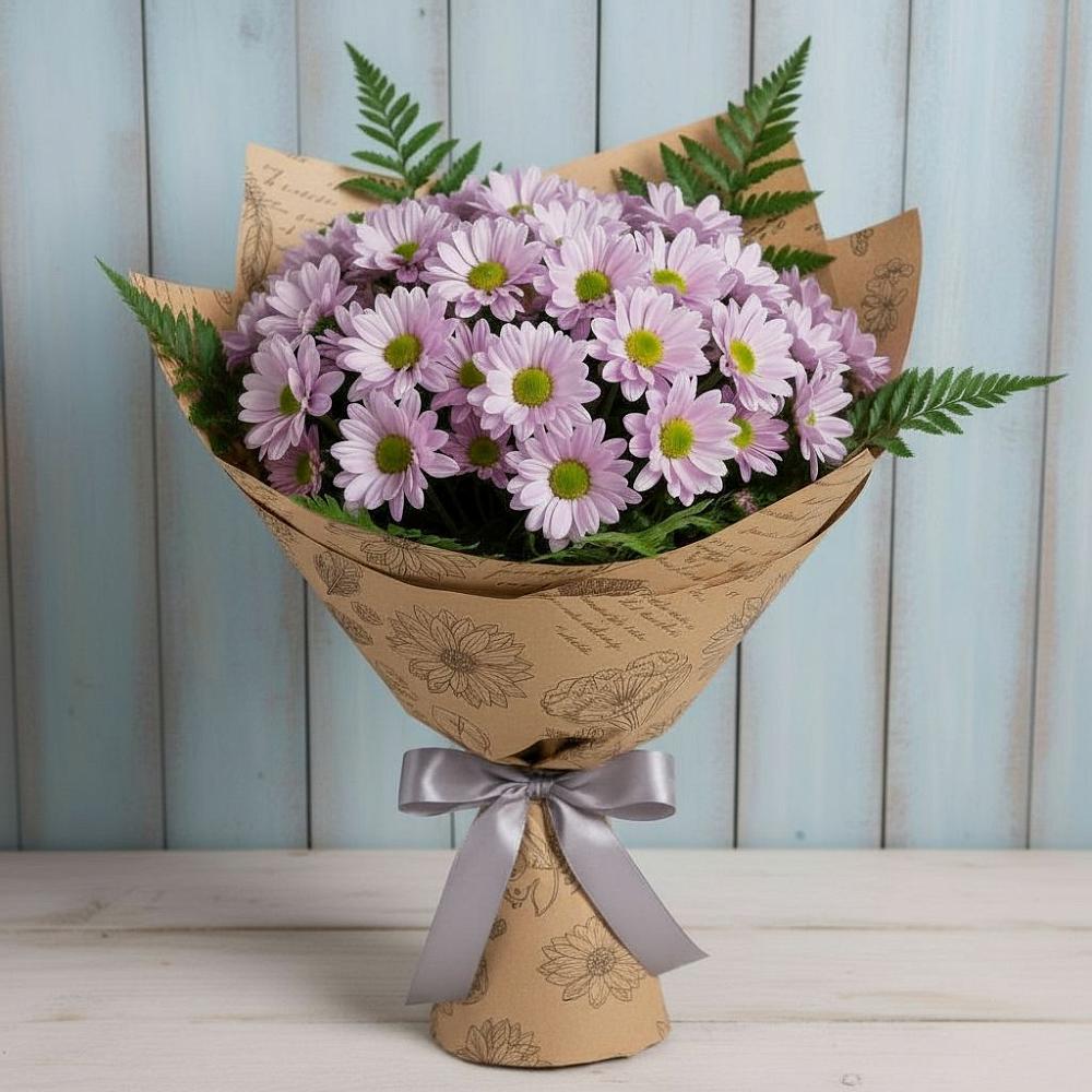 Букет цветов из: Хризантемы в Новой Деревне