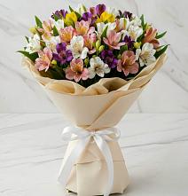 Букет цветов из:  Альстромерии #REPLACE_PRED# Новой Деревне