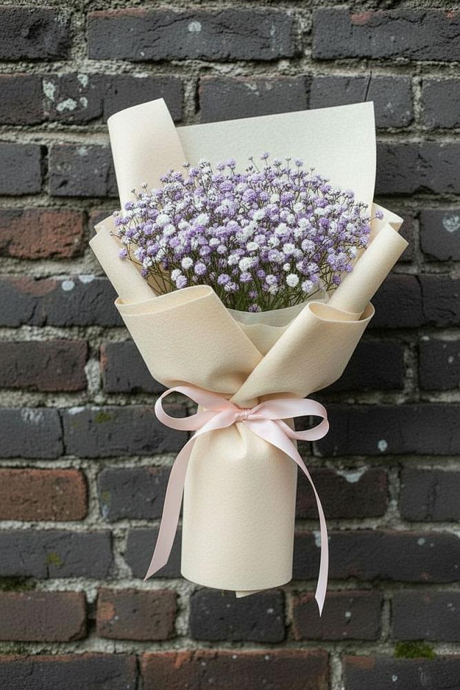 Букет цветов из: Гипсофила в Новой Деревне