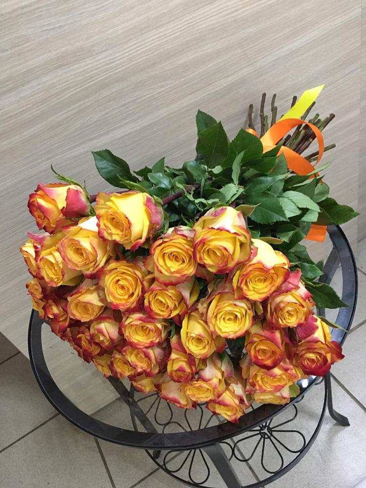 Букет Желтые розы в Новой Деревне