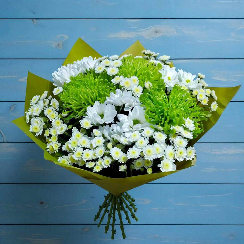 Букет цветов из: Хризантемы в Новой Деревне
