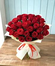 Букет 29 Красных роз в Новой Деревне