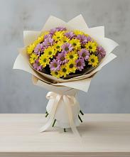 Букет цветов из:  Хризантемы в Новой Деревне