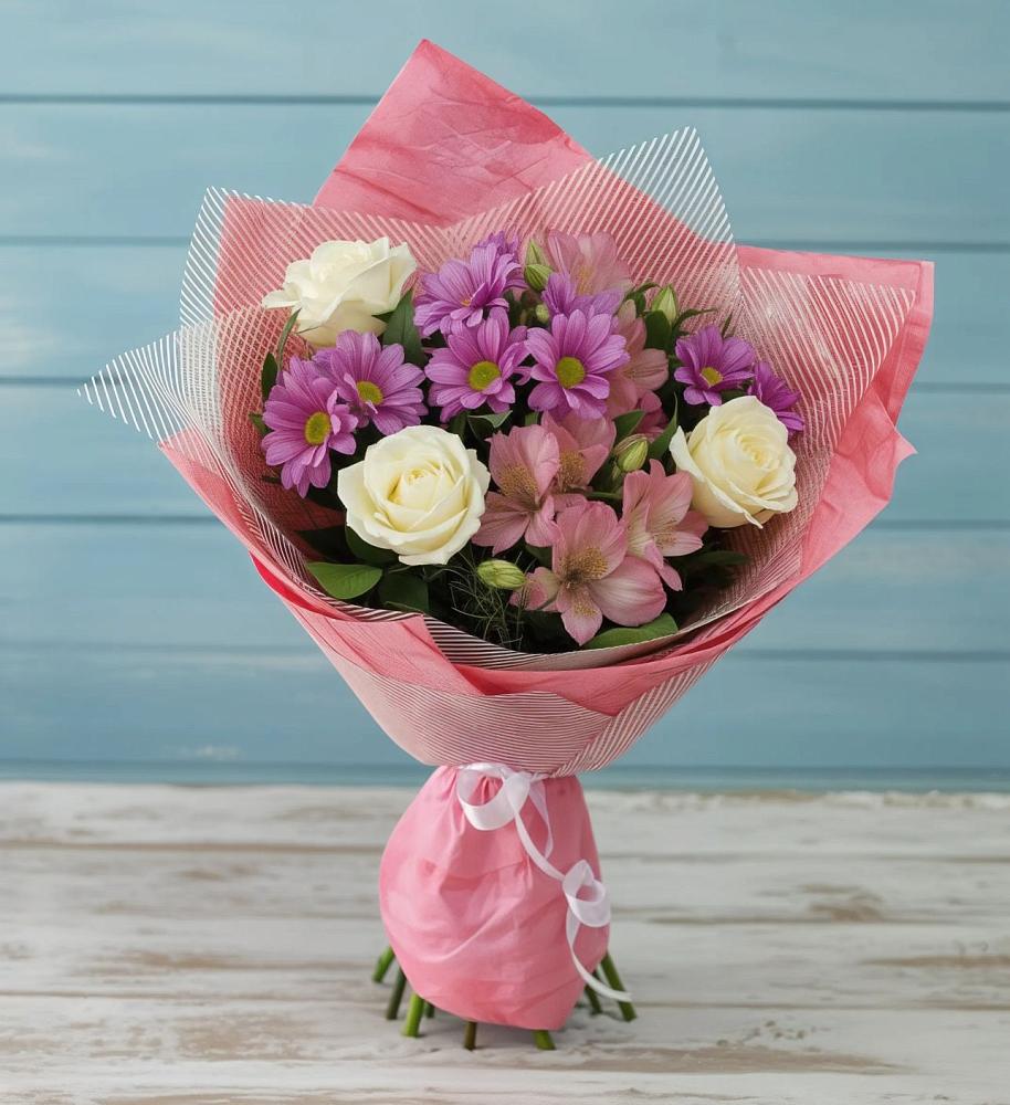 Букет цветов из: Герберы в Новой Деревне