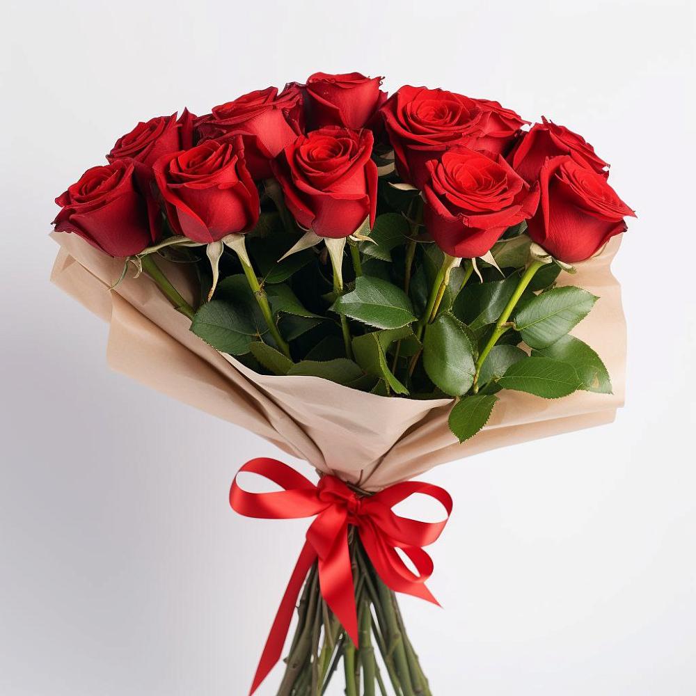 Букет 11 Красных роз Эдлесс Лав в Новой Деревне